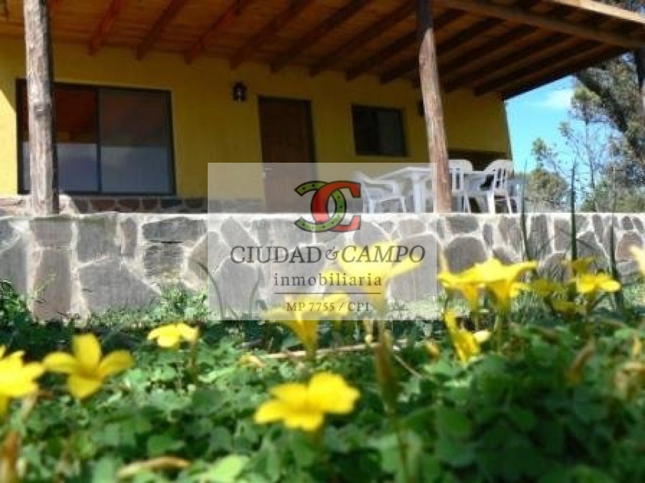 COMPLEJO DE 6 CABAÑAS EN ACTIVIDAD EN CAPILLA VIEJA -LOS REARTES- PROV DE CORDOBA